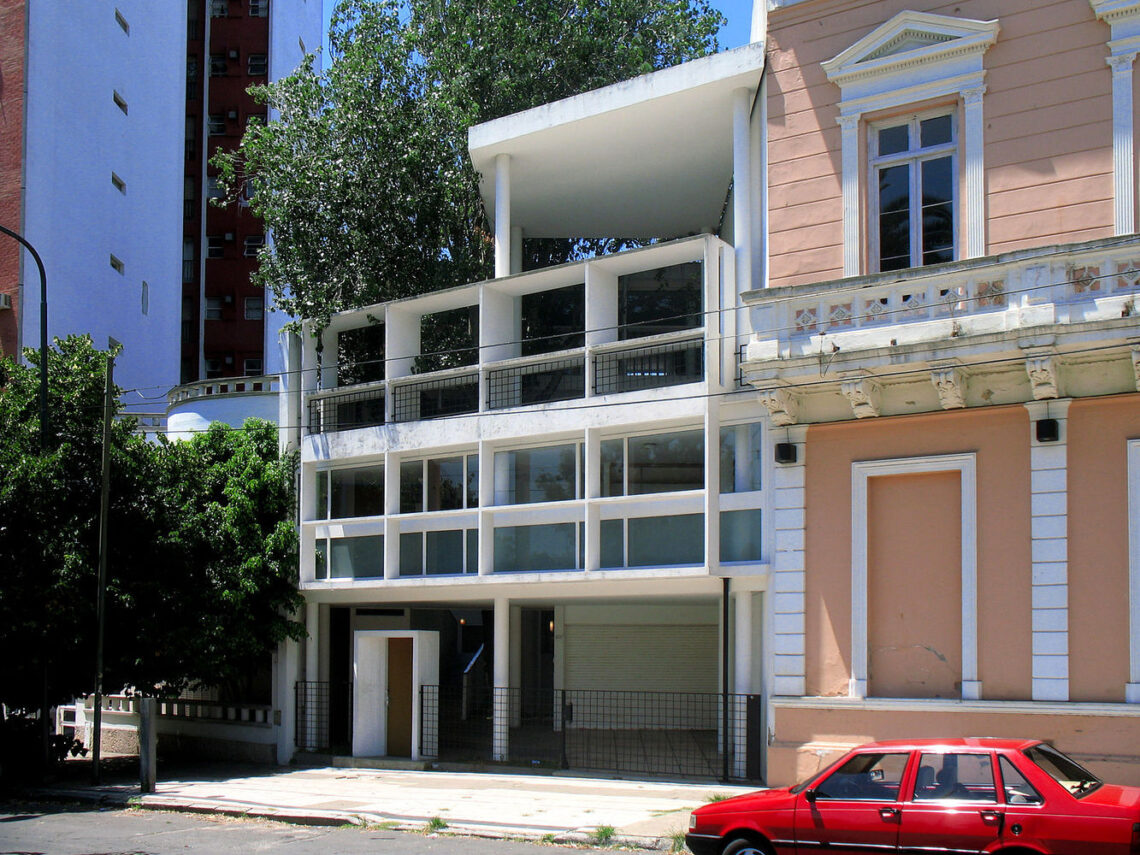 Casa curutchet, le corbusier’s only work in latin america, stands in argentina