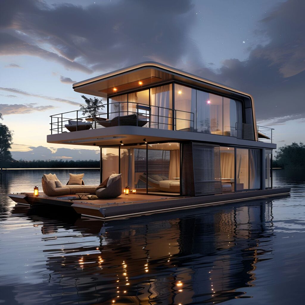 Houseboat: architecture, history, sustainability, materials and typical prices