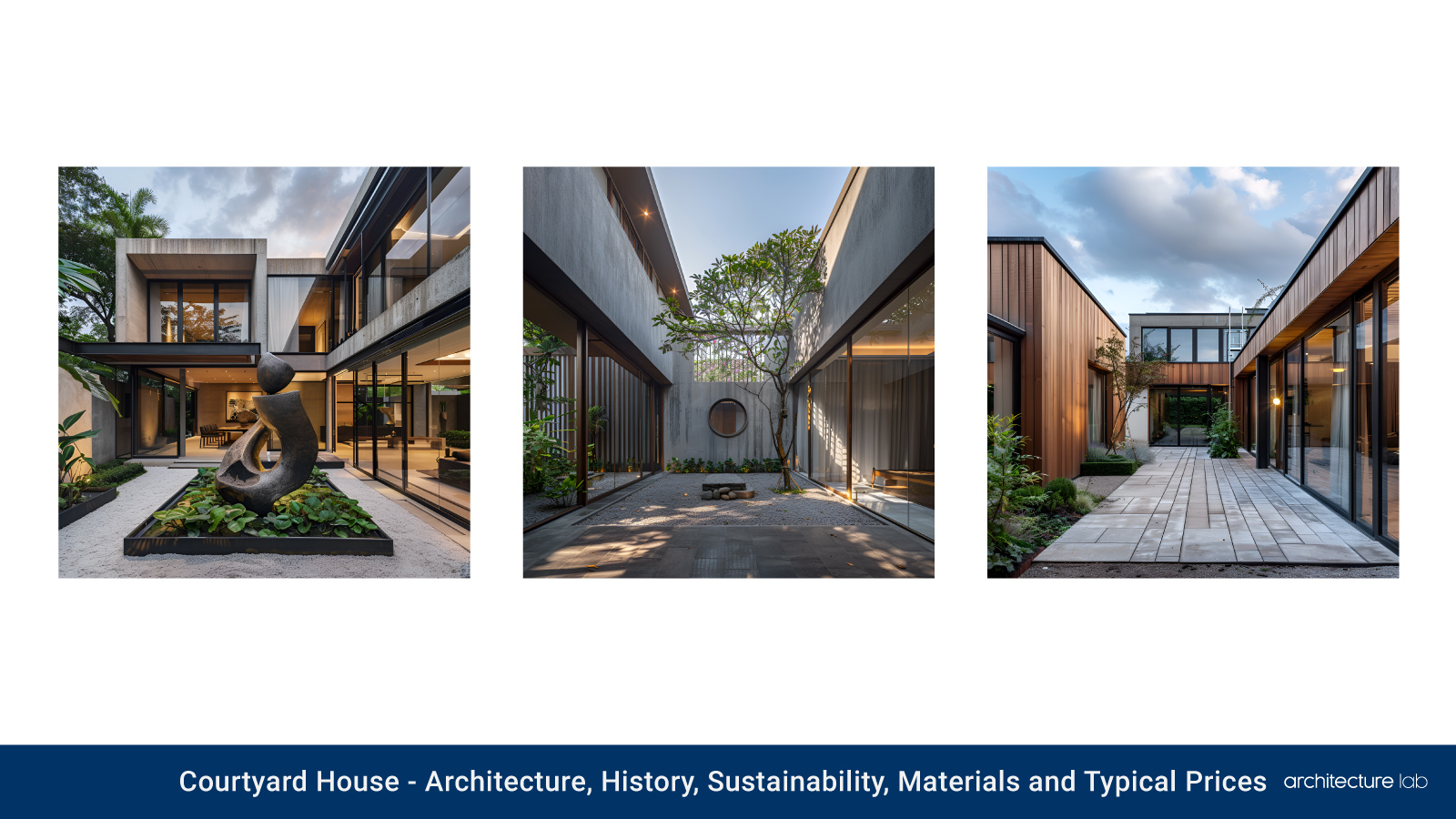 Courtyard House: Architecture, History, Sustainability, Materials, and Typical Prices