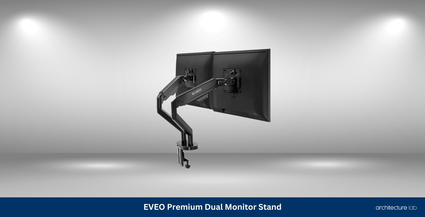 Eveo premium dual monitor stand