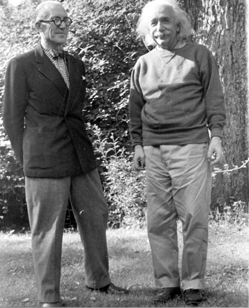 Le corbusier and albert einstein in 1946