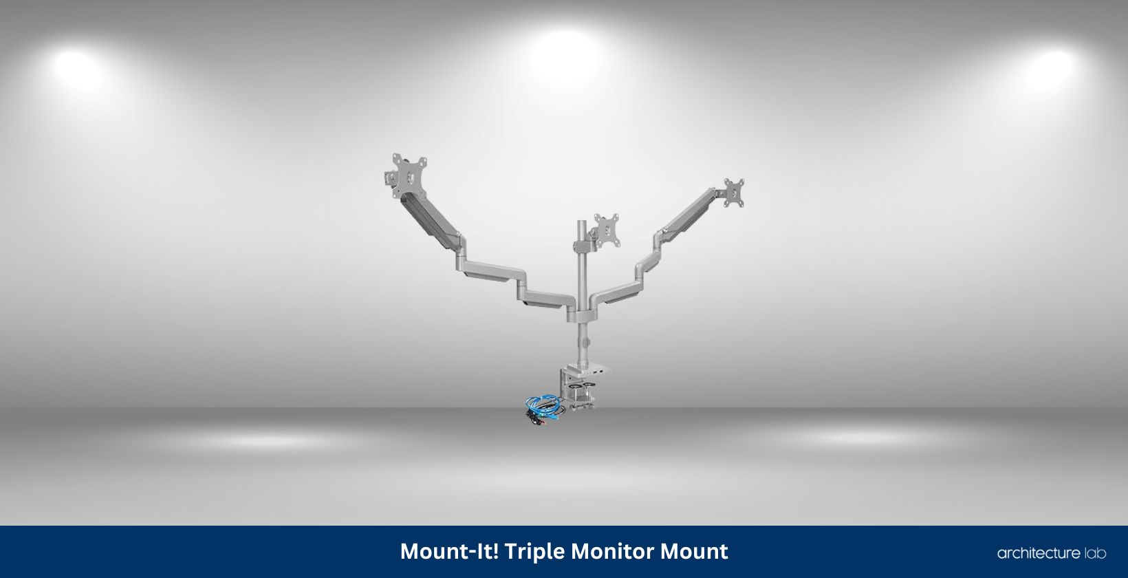 Mount it triple monitor mount