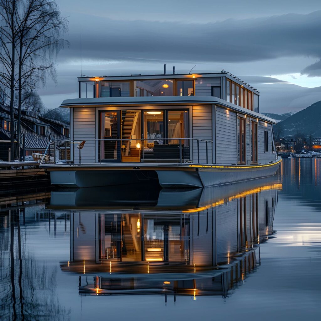 Houseboat: architecture, history, sustainability, materials and typical prices