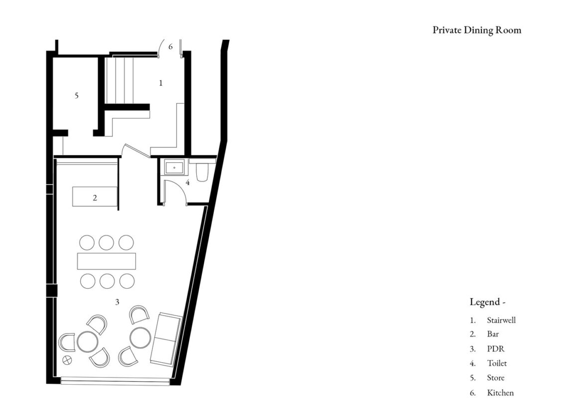 The black concrete restaurant and bar / renesa architecture design interiors studio