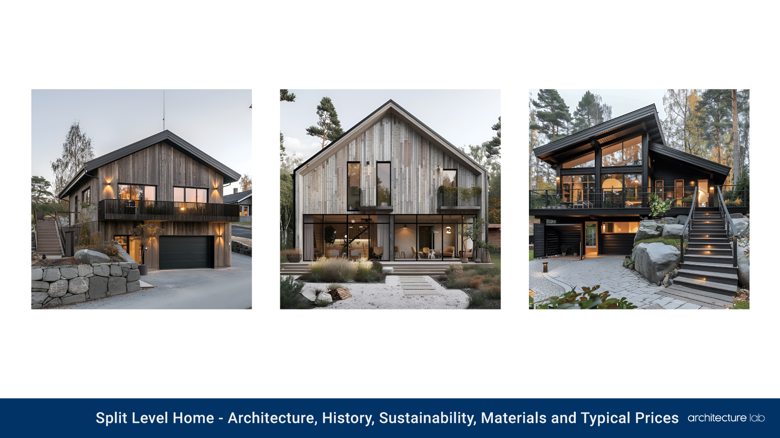 Split Level Home: Architecture, History, Sustainability, Materials and Typical Prices