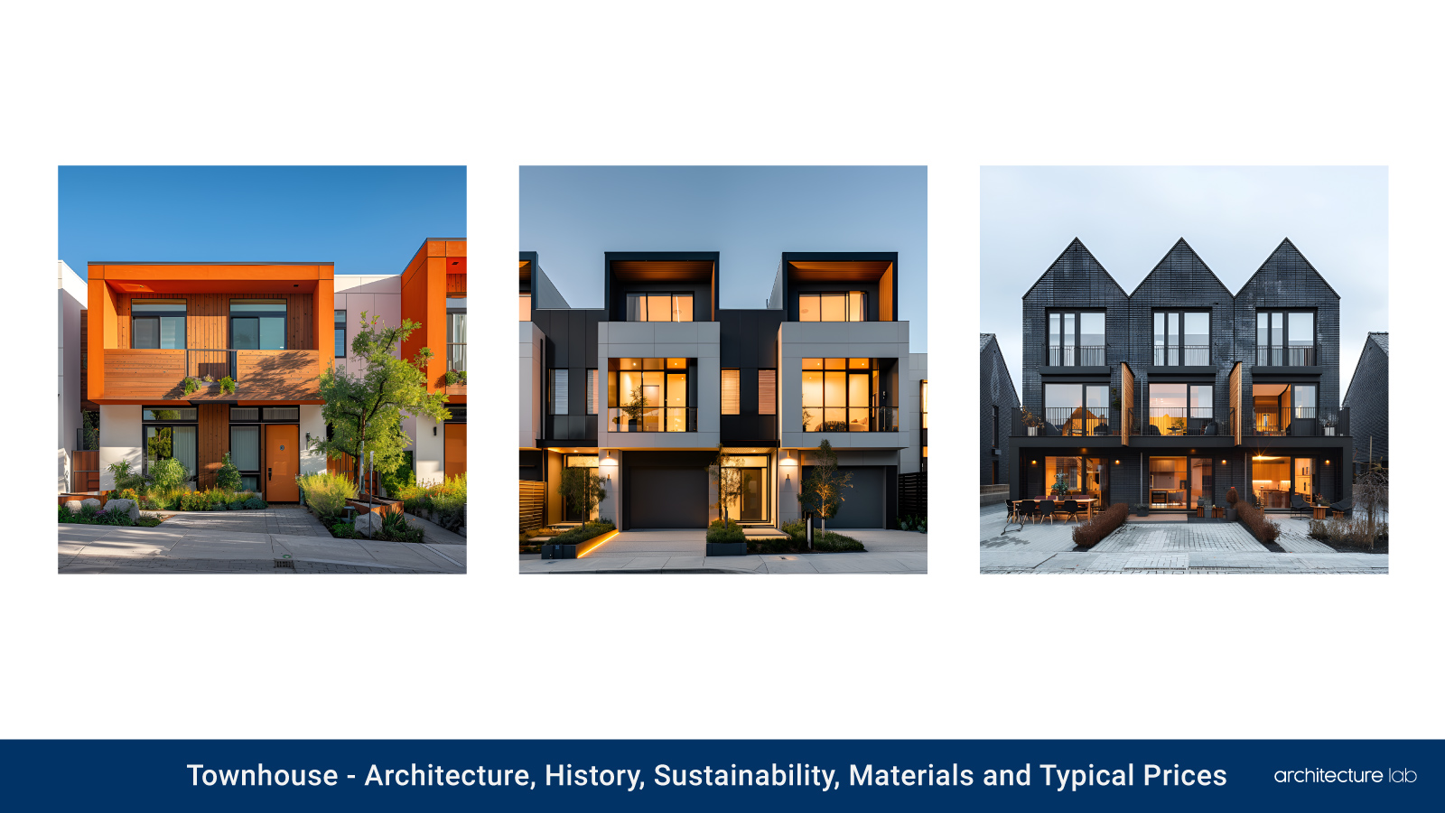 Townhouse: Architecture, History, Sustainability, Materials and Typical Prices