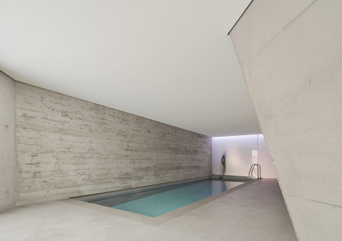 Villa l / pool leber architekten