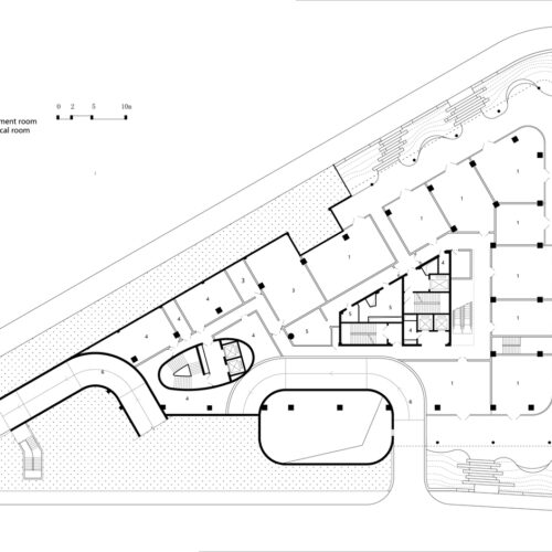 Jinan huizhong starry center / thad sup atelier