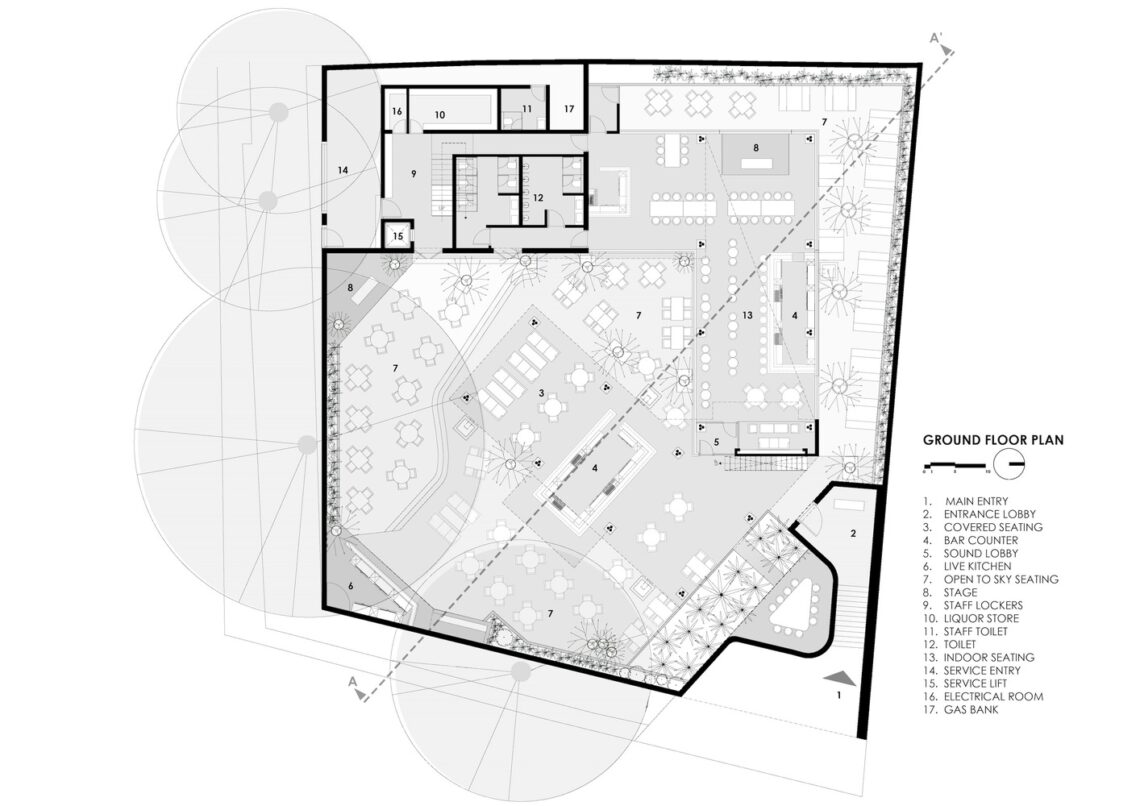 Babylon bar and kitchen / 23 degrees design shift