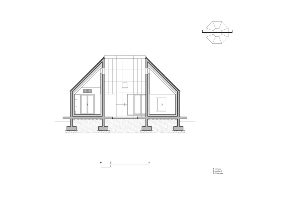 Hoji gangneung houses / aoa architects