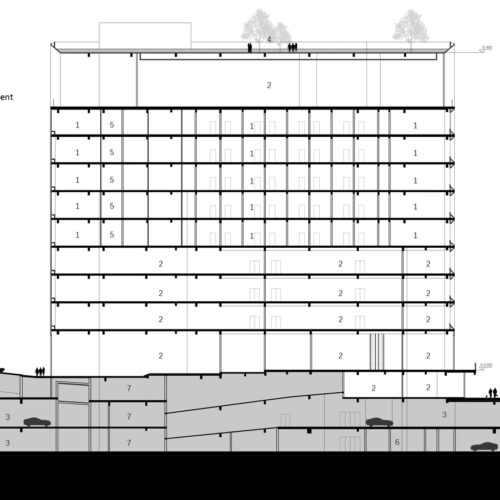 Jinan huizhong starry center / thad sup atelier