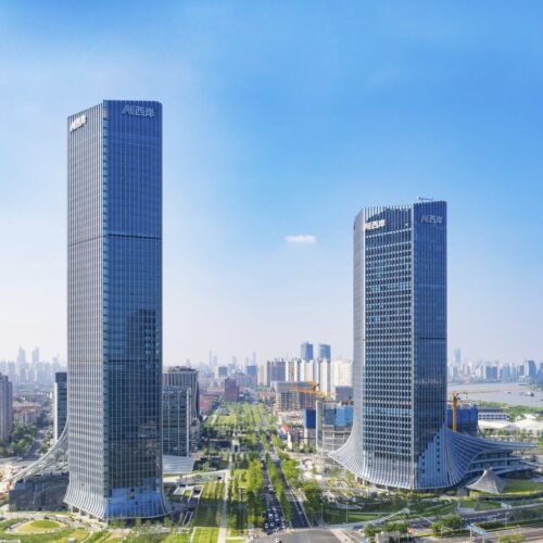 Shanghai west bund ai tower & plaza / nikken sekkei