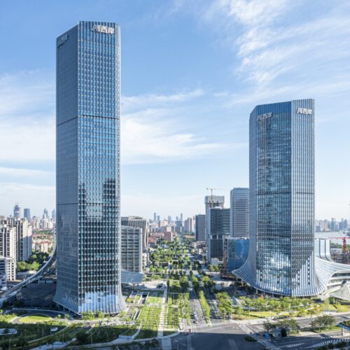 Shanghai west bund ai tower & plaza / nikken sekkei