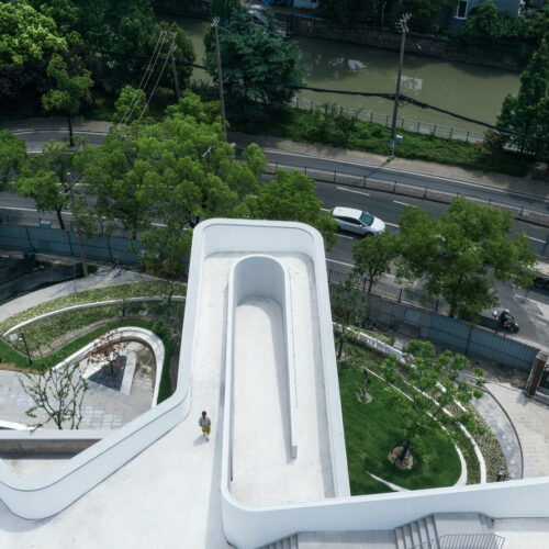 Shanghai's new horizon high land park & civic center / urban architecture