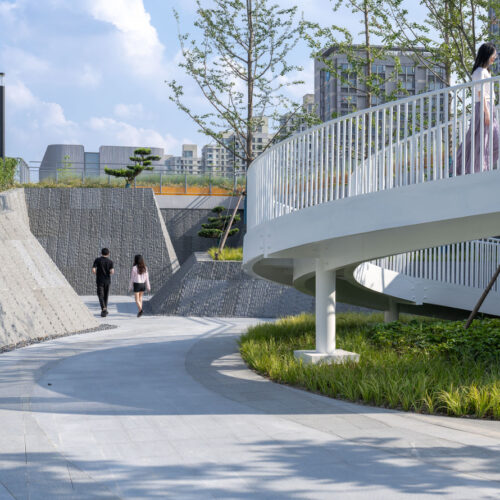 Shanghai's new horizon high land park & civic center / urban architecture