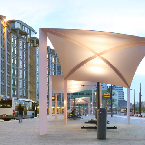 Bus station canopies / maxwan architects + urbanist