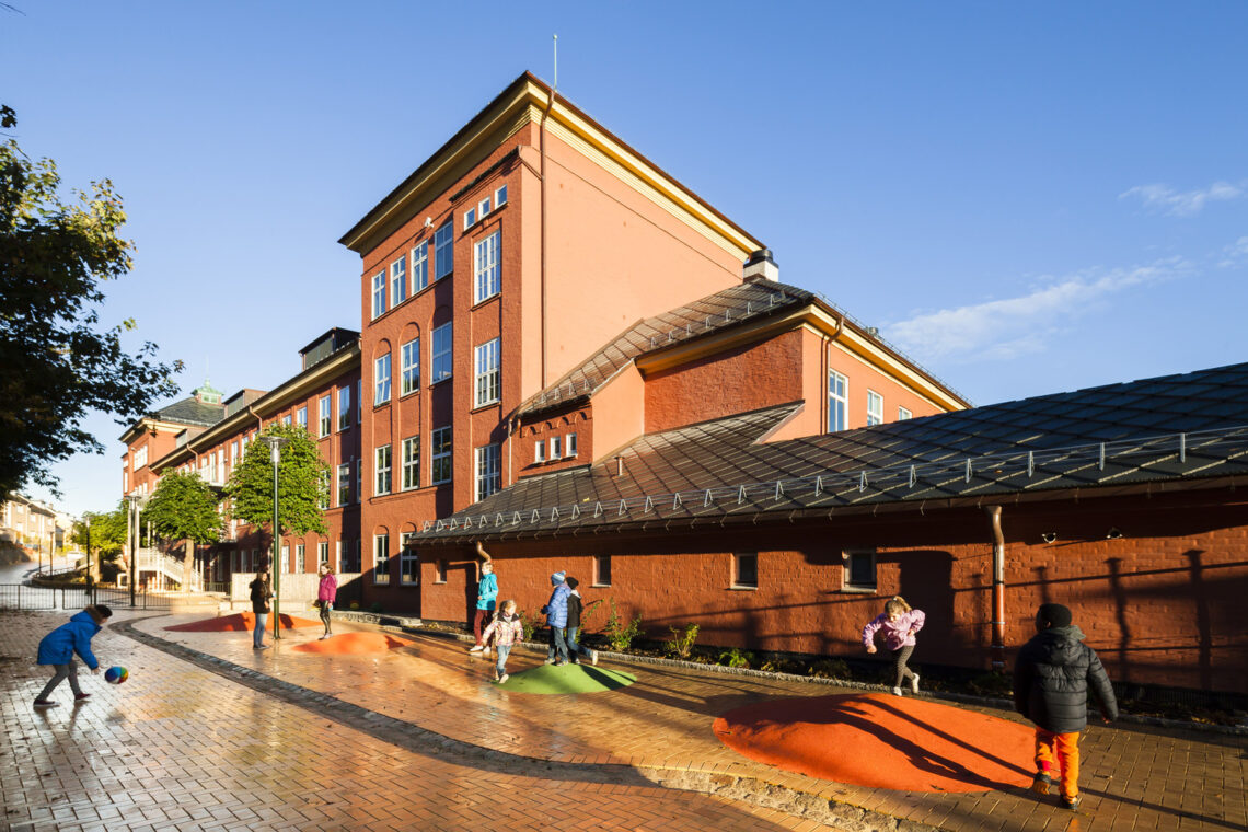 Ny krohnborg school / arkitektgruppen cubus as, rambøll norge