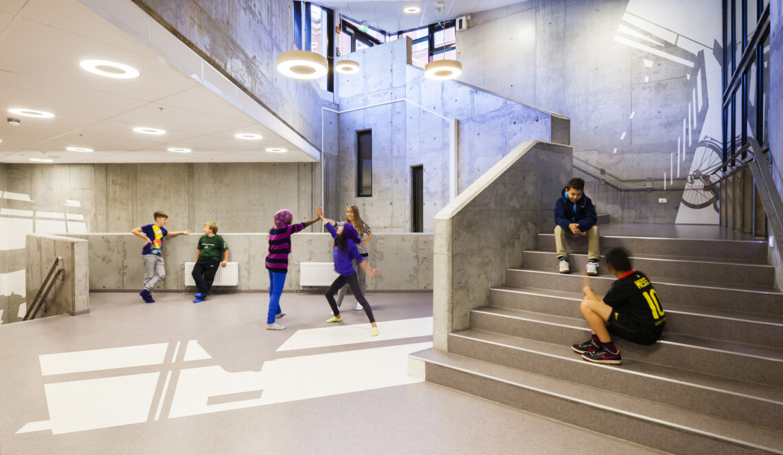 Ny krohnborg school / arkitektgruppen cubus as, rambøll norge