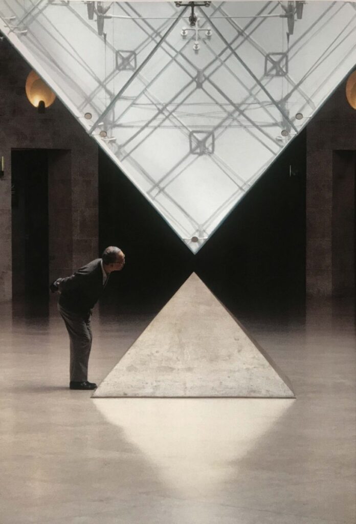 Louvre pyramids,  inverted pyramid - i. M. Pei architect and peter rice structural engineer - © ian ritchie architects