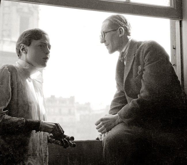 Charlotte perriand and le corbusier, paris, place saint sulpice, 1928 (detail) - © archive charlotte perriand - elisabeth sandmann