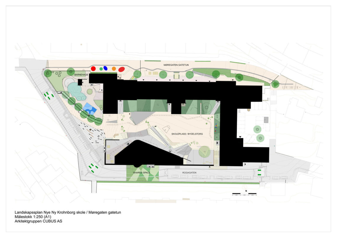 Ny krohnborg school / arkitektgruppen cubus as, rambøll norge