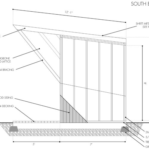 Woodlands community garden shed / brendan callander + jason pielak + stella cheung-boyland