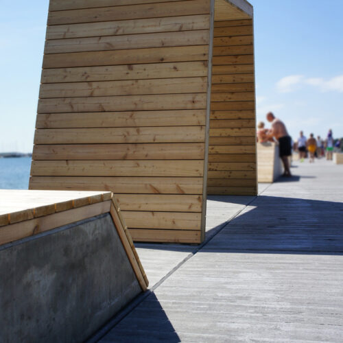 Bathing pier in askim bay / manofactory ab