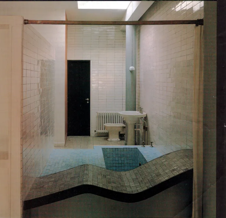 Villa savoye bathroom skylight