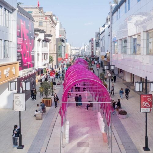 Tricolor Trilogy Pavilions / People's Architecture Office