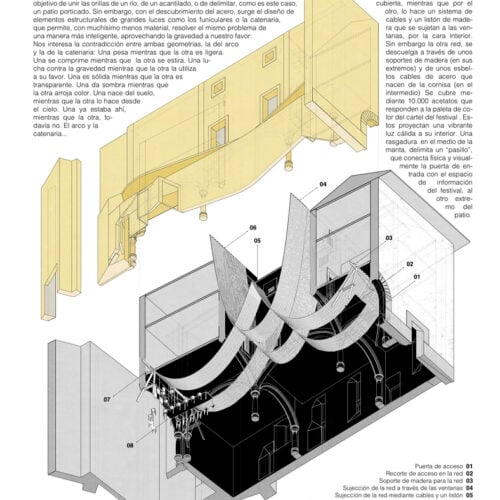 The Catenary and the Arc Installation / Manuel Bouzas + Santiago del Aguila