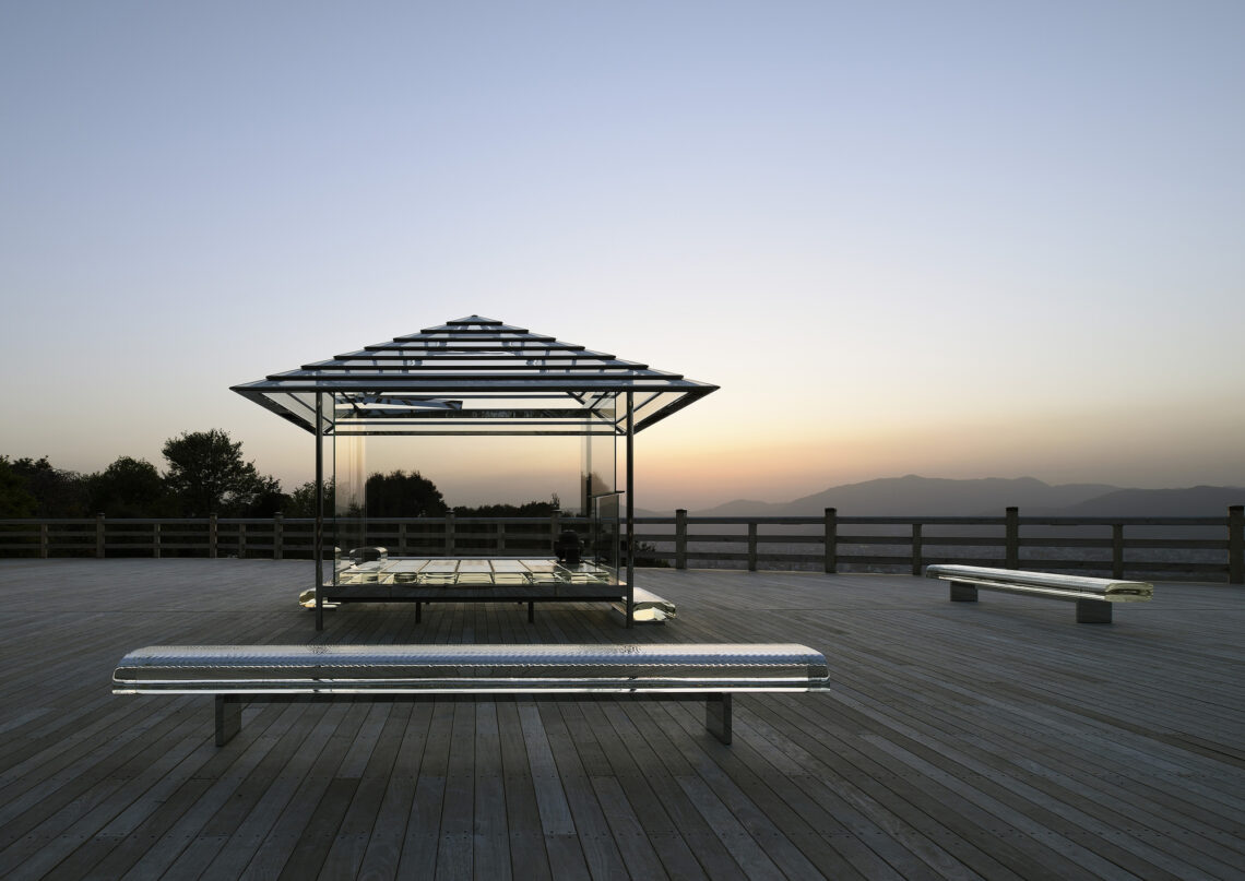 KOU-AN Glass Tea House / Tokujin Yoshioka