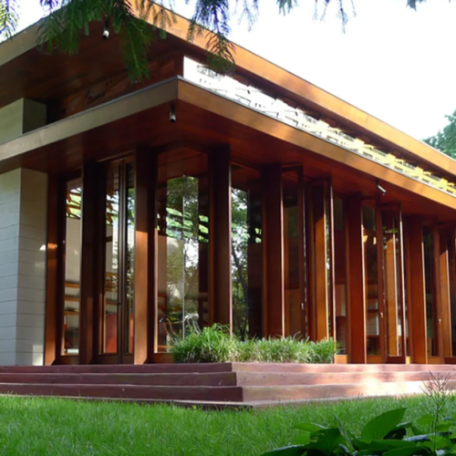 Frank Lloyd Wright's Bachman Wilson House Meticulously Reconstructed in Arkansas