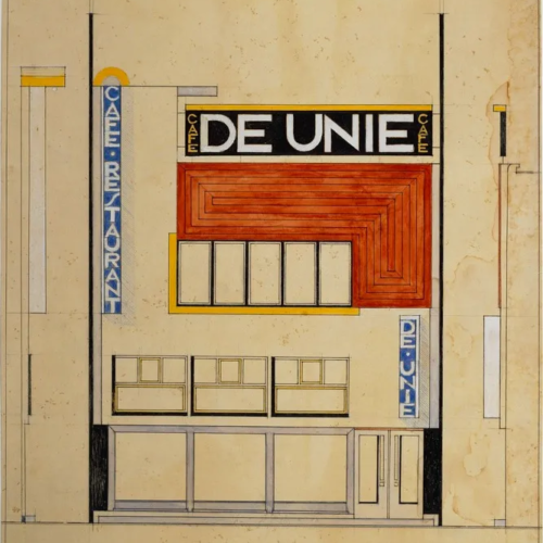 Café de Unie in Rotterdam 1925 / JJP Oud Architect | Classics on Architecture Lab