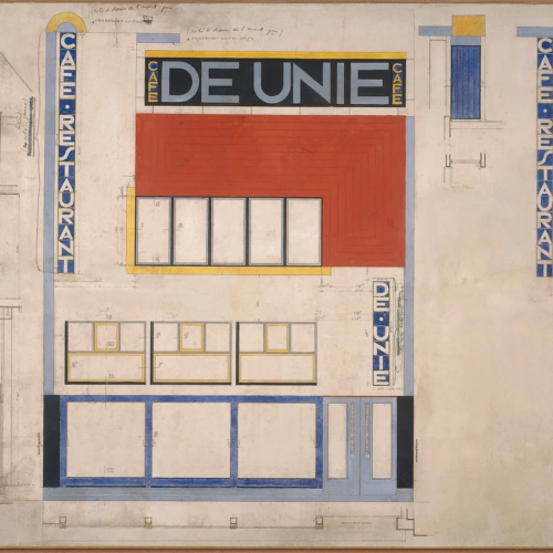 Café de Unie in Rotterdam 1925 / JJP Oud Architect | Classics on Architecture Lab