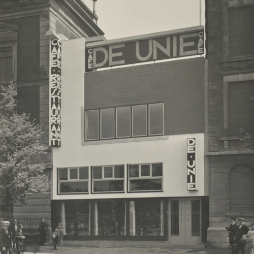 Café de Unie in Rotterdam 1925 / JJP Oud Architect | Classics on Architecture Lab