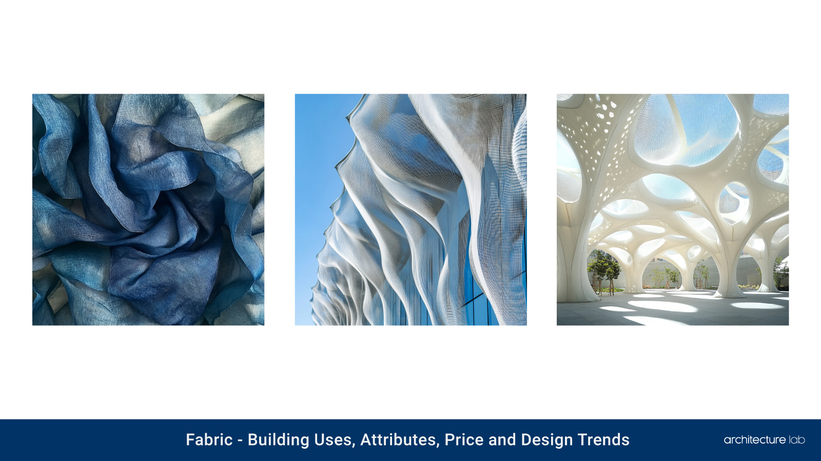 Fabric: building uses, attributes, price and design trends