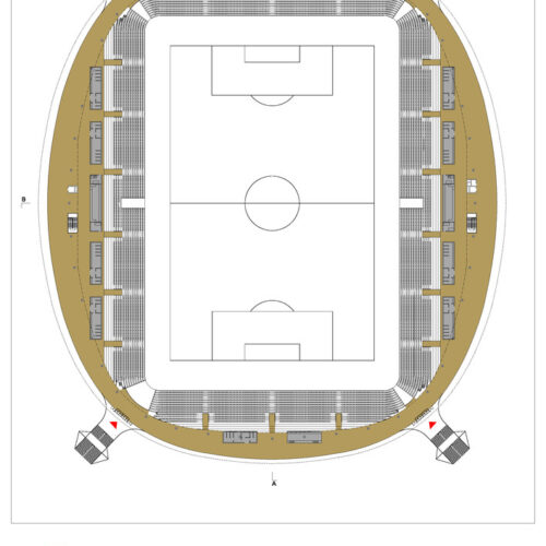 Football Stadium Arena Borisov / OFIS Architects