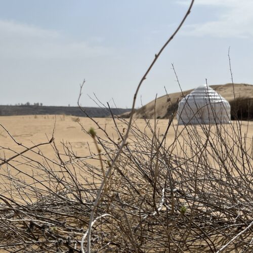 Air ger, inflatable mongolian yurt / ger atelier