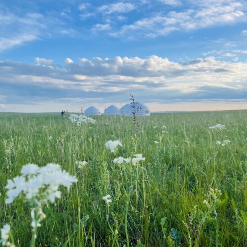 Air ger, inflatable mongolian yurt / ger atelier