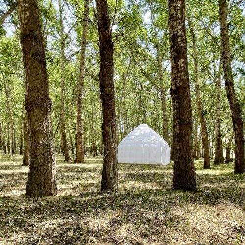 Air ger, inflatable mongolian yurt / ger atelier