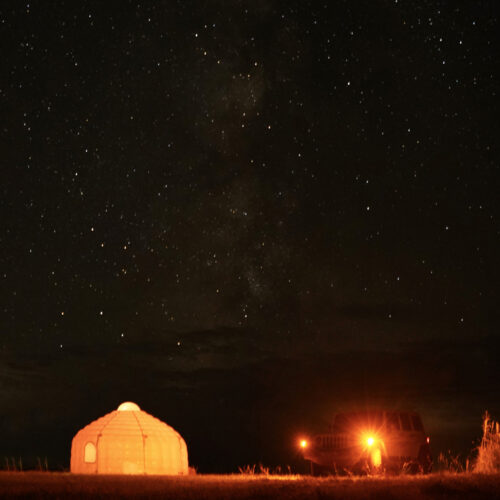 Air ger, inflatable mongolian yurt / ger atelier