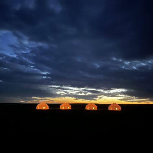 Air ger, inflatable mongolian yurt / ger atelier