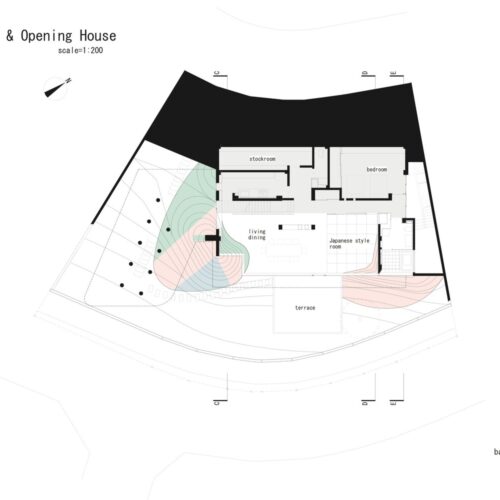 Mountains & Opening House / EASTERN Design Office