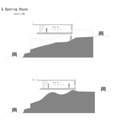 Mountains & Opening House / EASTERN Design Office