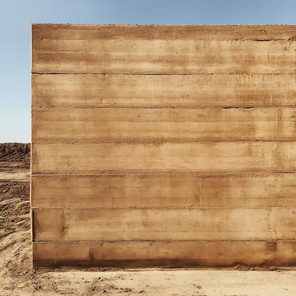 06. Rammed earth construction