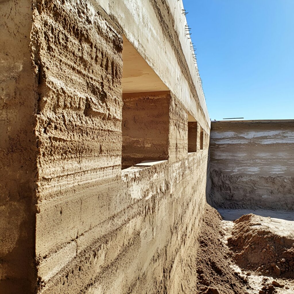 06. Rammed earth construction