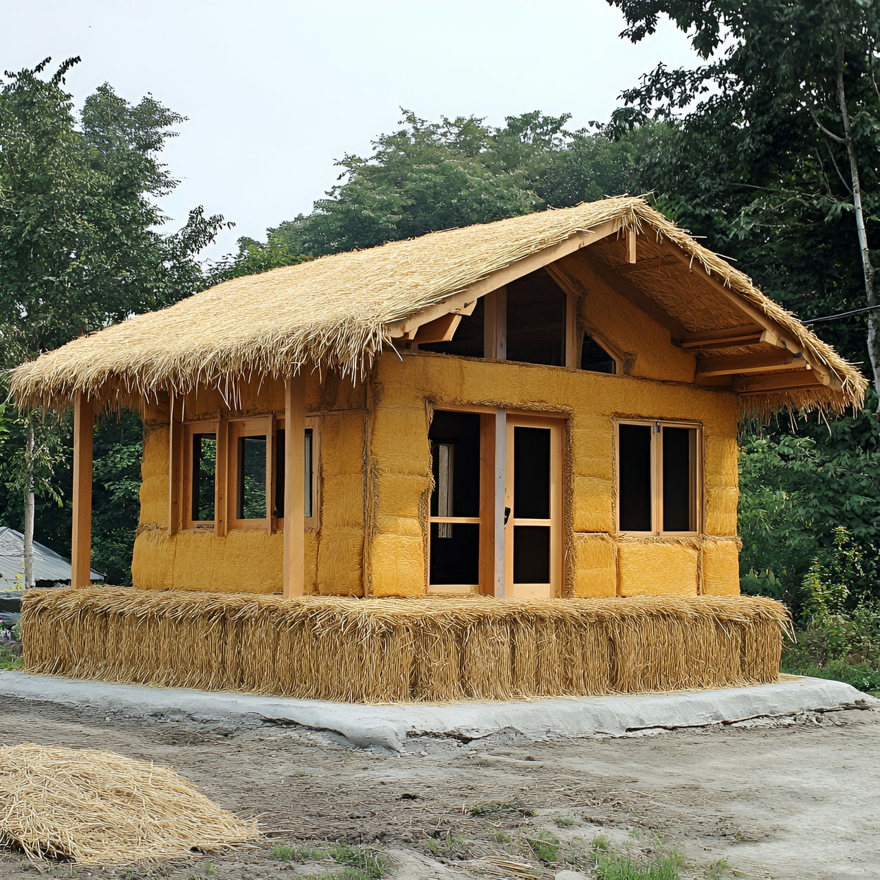 07. Straw bale construction