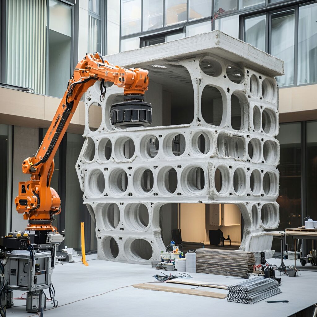 11. 3d printed house construction