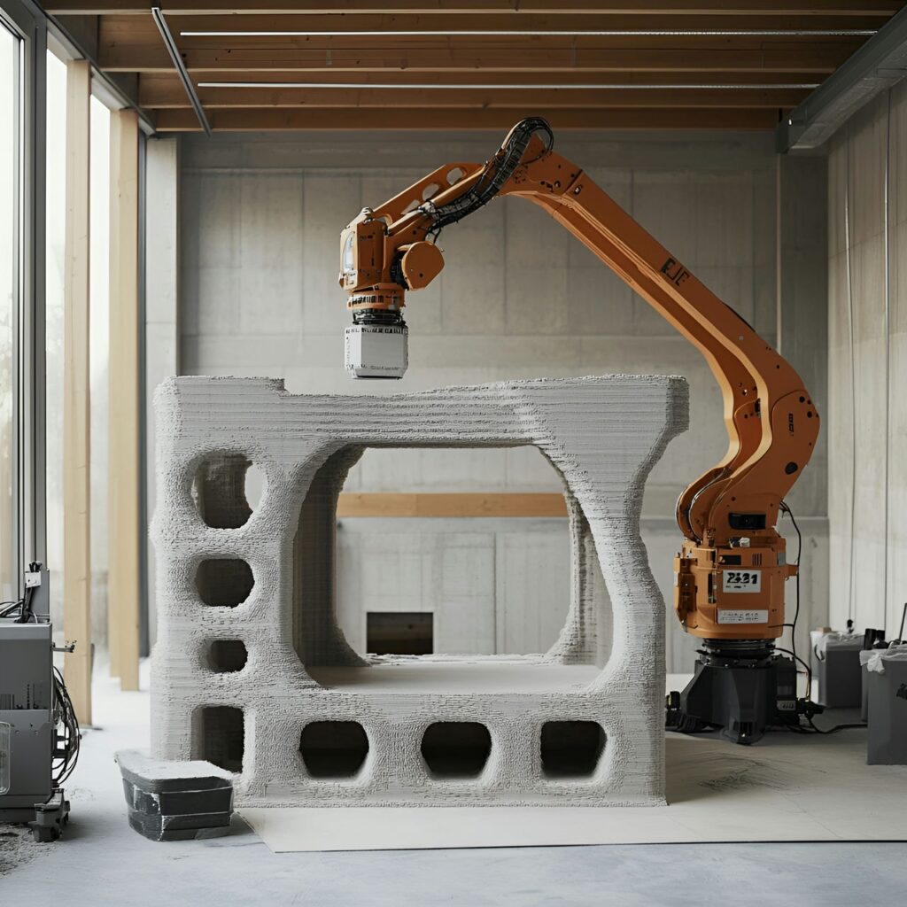 11. 3d printed house construction