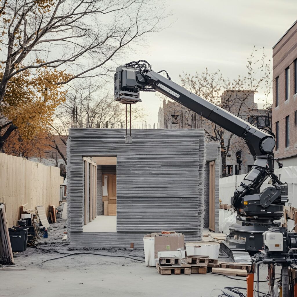 11. 3d printed house construction